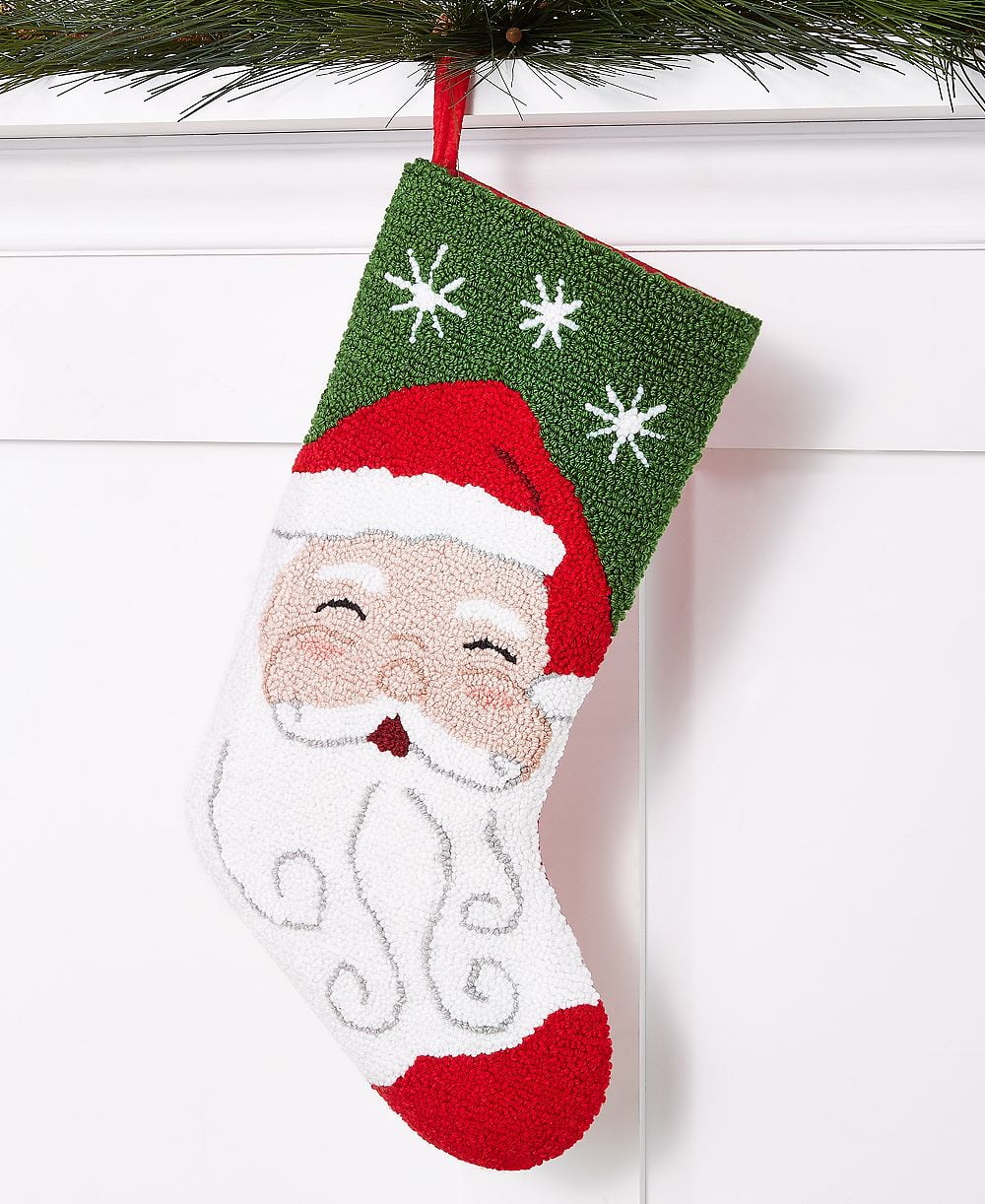Holiday Lane Santa Stocking, Multi - Walmart.com