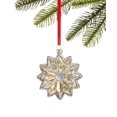 thumbnail image 1 of Holiday Lane Shine Bright Glass Flower Ornament, 1 of 1