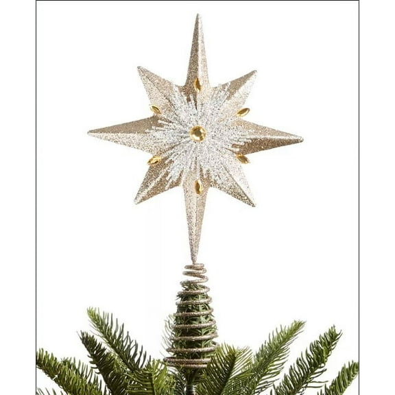 Holiday Lane Shine Bright Snowflake Tree Topper