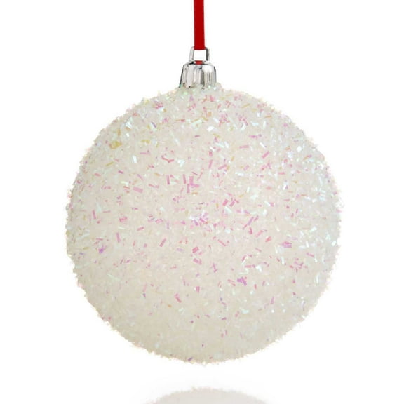 Holiday Lane White Ice Ball Ornament
