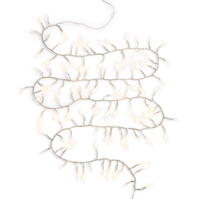 Holiday Lane White Micro LED String Lights, 11 foot
