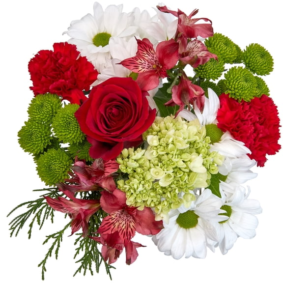 Holiday Mixed Flower Bouquet Large, Colors May Vary