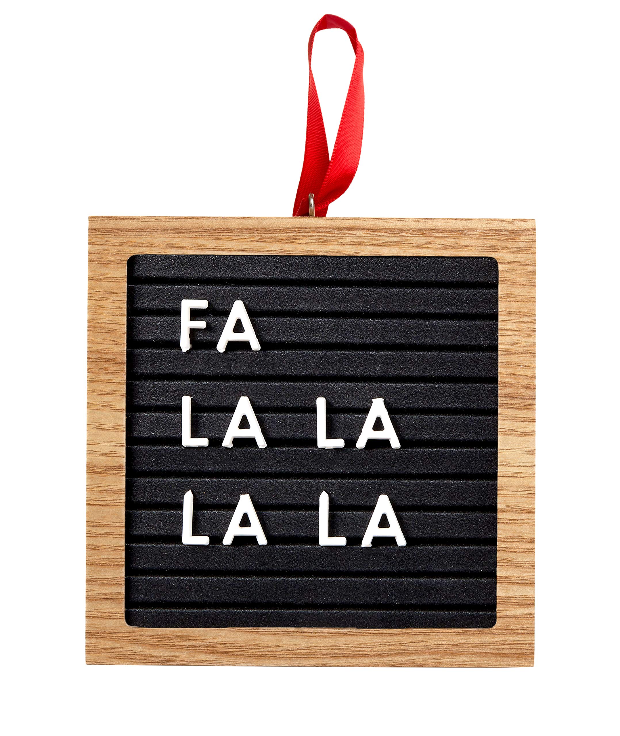 Holiday Letterboard Christmas Ornament Customizable Baby's First