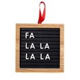 Holiday Letterboard Christmas Ornament Customizable Baby's First