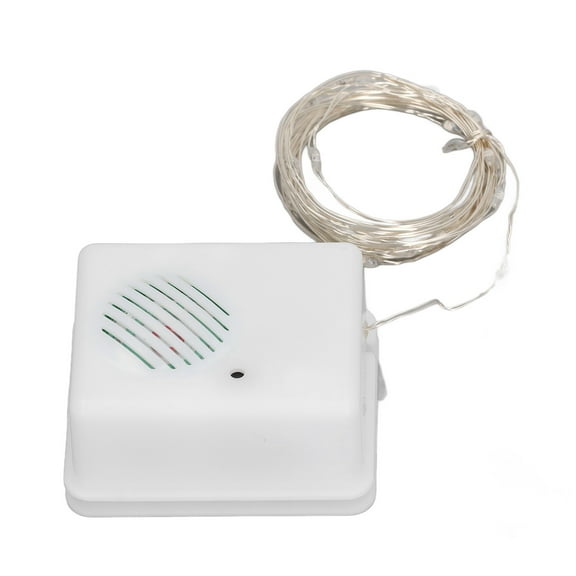 Holiday Light String With Sound,Activated Music, Energy Saving, <span Style="background:red"></span> Length, Battery Powered