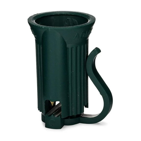 Holiday Lighting Outlet C7 SPT-1 Replacement Sockets, Green, Pack of 100