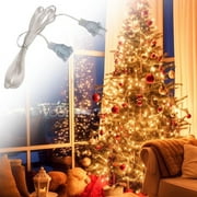 Holiday Lights Extension Cord – 10 Ft Invisible Ornament Lights Power Cable, 2 Prong Extension Cord, Light Fixture Cable, Electric Cord Extender | Holiday Lights Extension Cord for Holiday