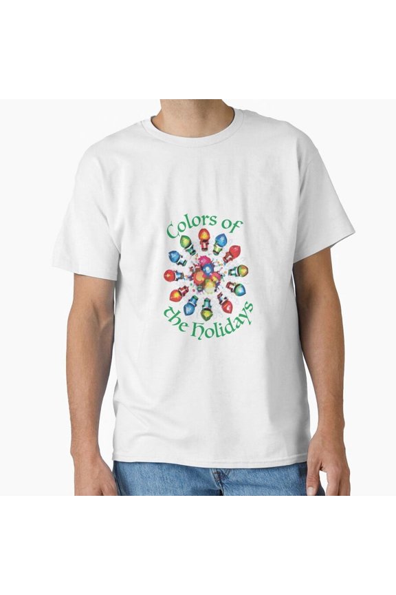 Holiday Lights Survivor Funny Christmas Tangled String Humor Unisex T-Shirt, up to size 5XL