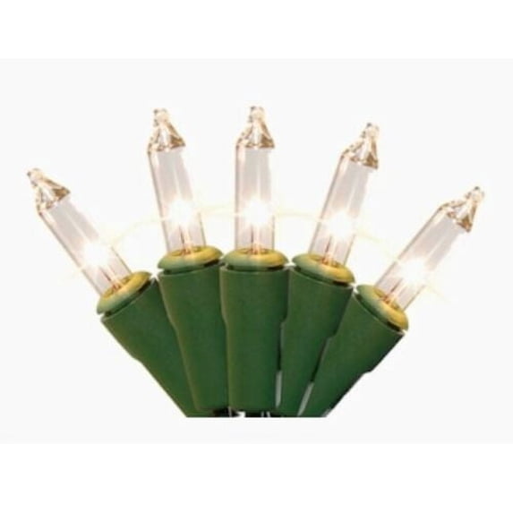 Holiday Living 100-Count 20.62-ft White Clear Mini Plug-In Christmas String Lights