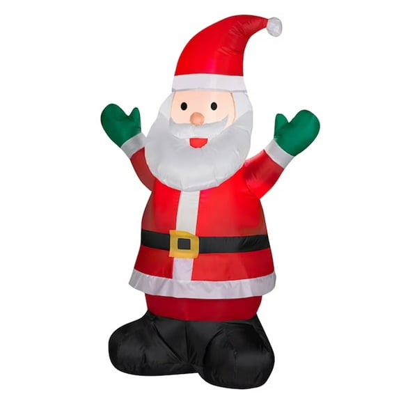 Holiday Living 4-FT Tall Lighted Santa Christmas Inflatable