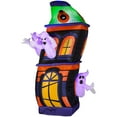 thumbnail image 1 of Holiday Living 8-ft x 4.92-ft Lighted Ghost Halloween Inflatable, 1 of 1