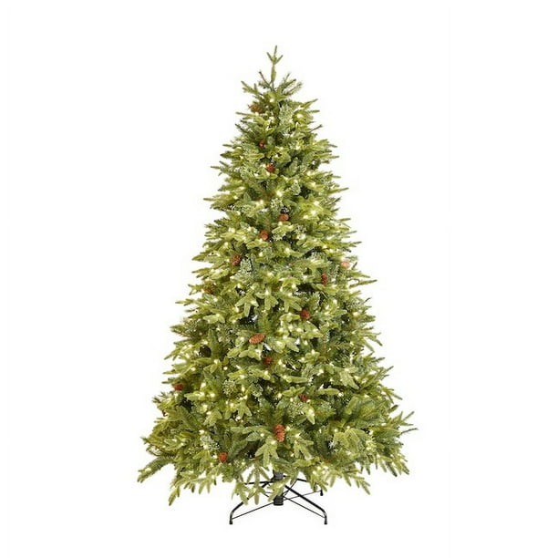 Holiday Living TG76P5345L25 7.5 ft Pre Lit Artificial Hayden Pine Christmas Tree Walmart Business Supplies