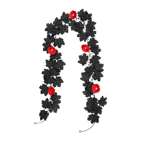 Holiday Maple Leaf Vine Garland For Home Indoor Outdoor Wall Mantel ...