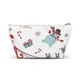 thumbnail image 1 of Holiday Novelty Makeup Bag Santa Claus Cosmetic Bag Christmas Gift Ideas, 1 of 5