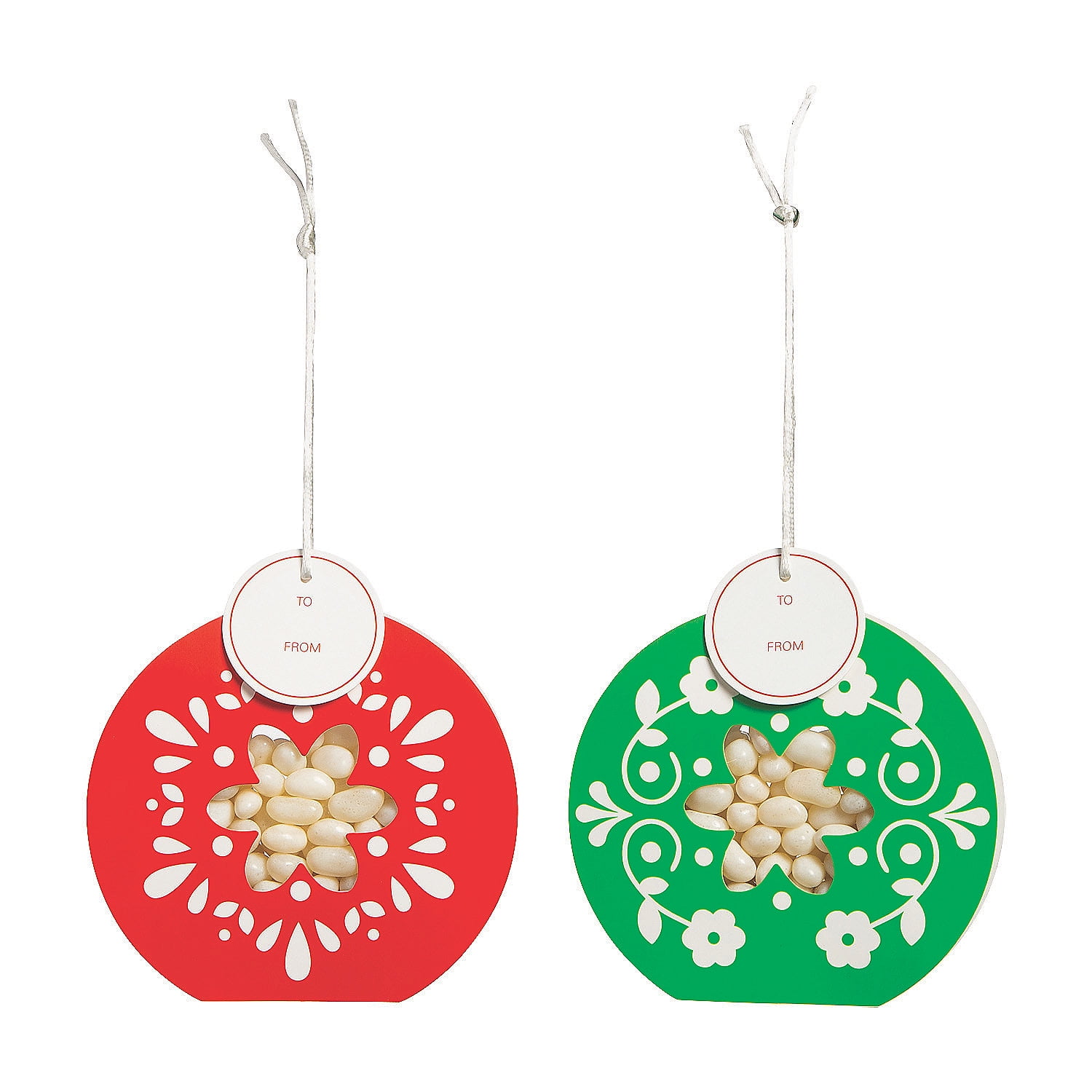 Holiday Ornament Box Party Supplies 12 Pieces