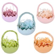 Bethany Lowe 2.75In Cracked Egg Ornament Set/5, Resin, Nested Grass Tl1339/5