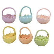 Bethany Lowe 2.75In Cracked Egg Ornament Set/6, Resin, Easter Nesting Grass Tl1339