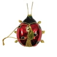 thumbnail image 1 of Holiday Ornament Garden Ladybug Glass Ornament Lucky Insect Go2520 Gold, 1 of 3