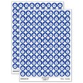 thumbnail image 1 of Holiday Ornament Snowflake 200+ Round Stickers - Dark Blue - Gloss Finish - 0.50" Size, 1 of 3