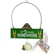 thumbnail image 1 of Holiday Ornaments Margaritaville Plaque Wood Parrot Head 4058599 Green, 1 of 2