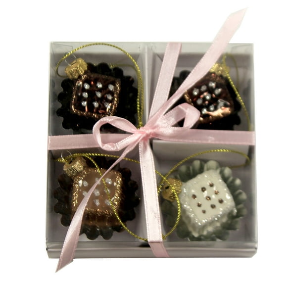 Holiday Ornaments Petit Four Bite Size French Go4519