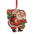 thumbnail image 1 of Holiday Ornaments Retro Christmas Dummy Board Reindeer Snowman Rkl6847 Santa, 1 of 2