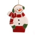 thumbnail image 1 of Holiday Ornaments Snowman Ceramic Ornament Ceramic Holiday 9723471 Stripe, 1 of 2