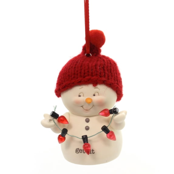 Holiday Ornaments Snowpinions Get Lit Ornament Porcelain Department 56 4059933