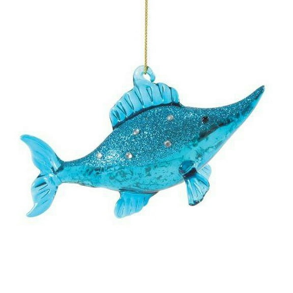 Holiday Ornaments Swordfish Glass Ocean Christmas Broadbills 4053961