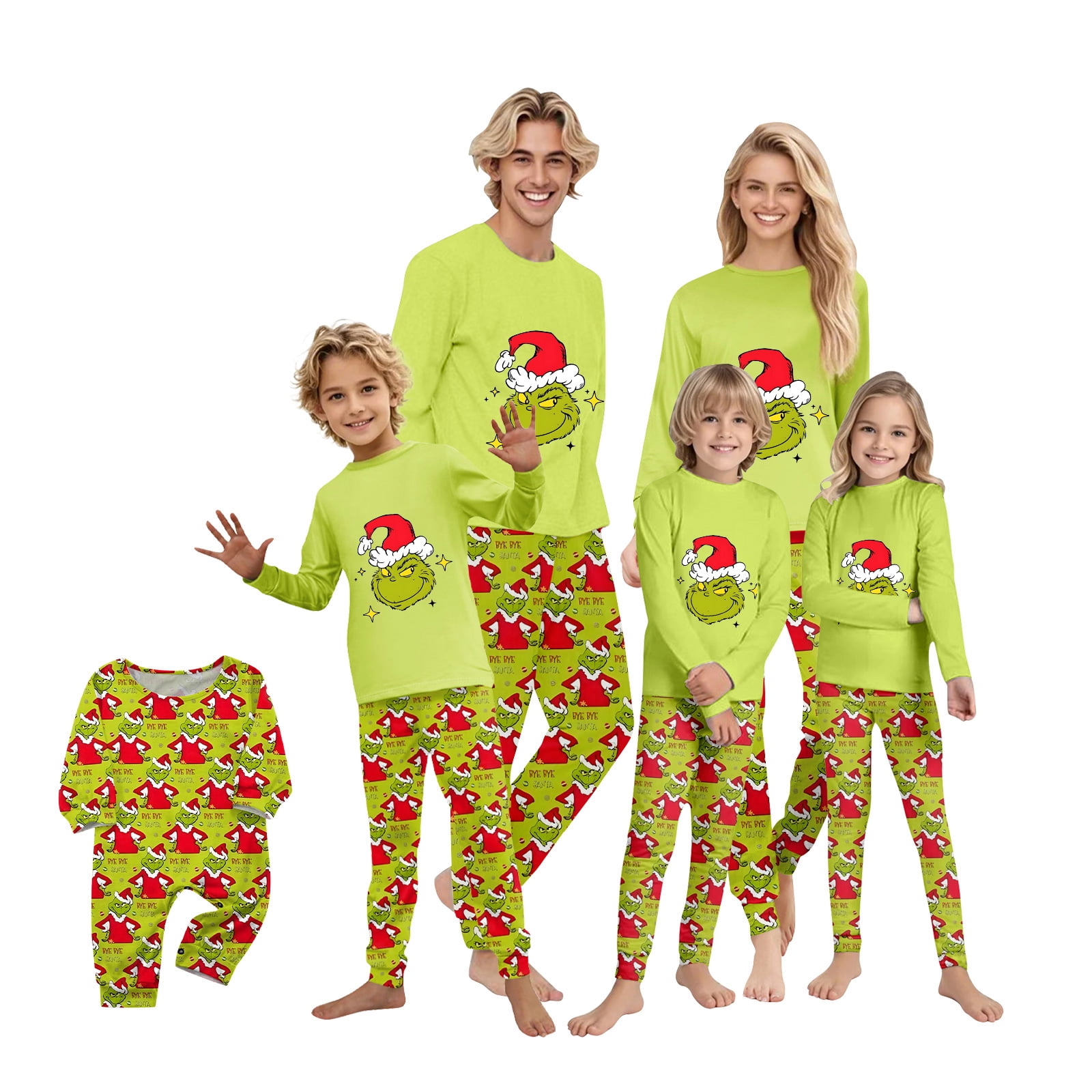 Holiday Pajamas Matching Sets, Christmas Family PJs Sleepwear Outfits ...