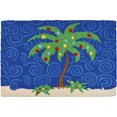 thumbnail image 1 of Jellybean Holiday Palm Tree Accent Area Rug 30 x 20 Inches, 1 of 3