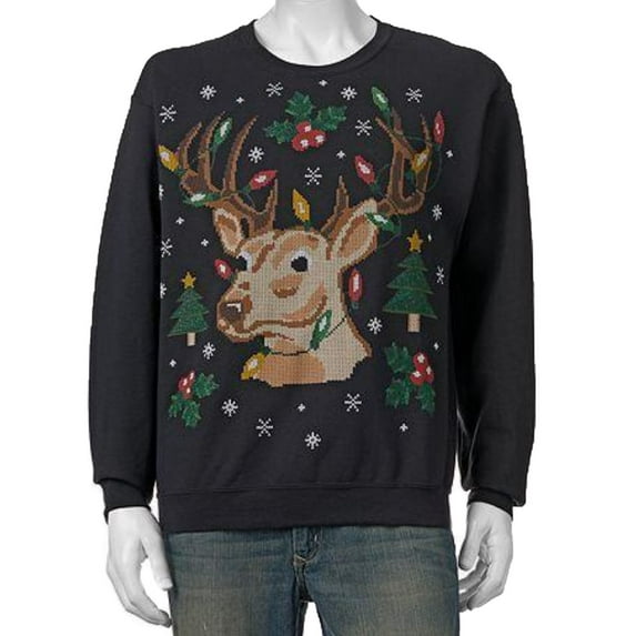 Holiday Party Unisex Novelty Christmas Pullover Sweatshirt