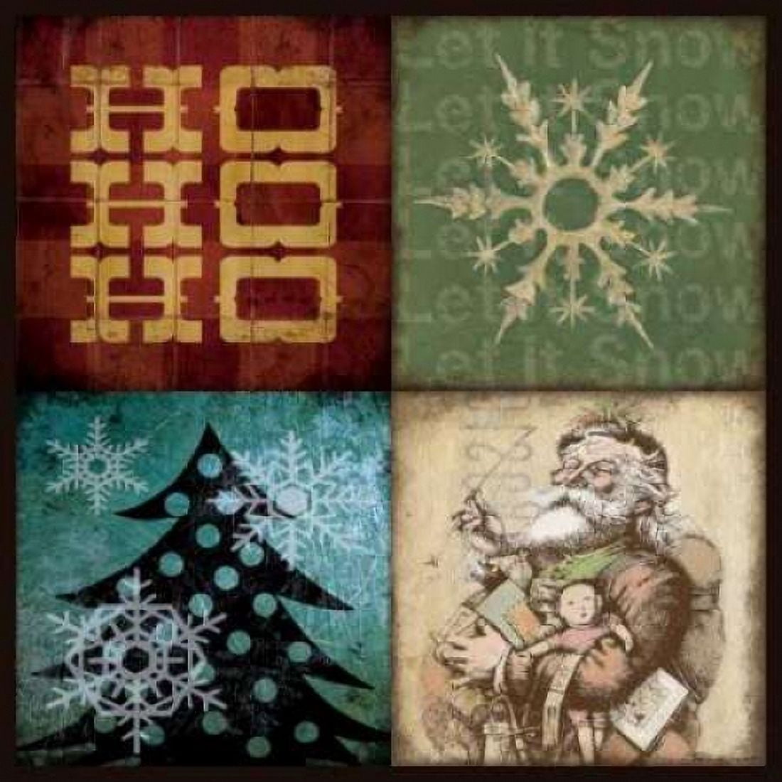 Holiday Patch IV Canvas Art - Stephanie Marrott (24 x 24)