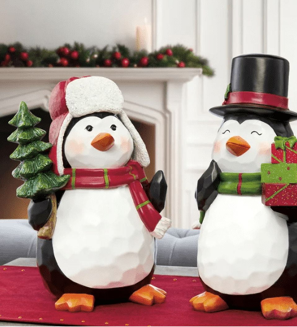 Holiday Penguins Set Of 2 Walmart