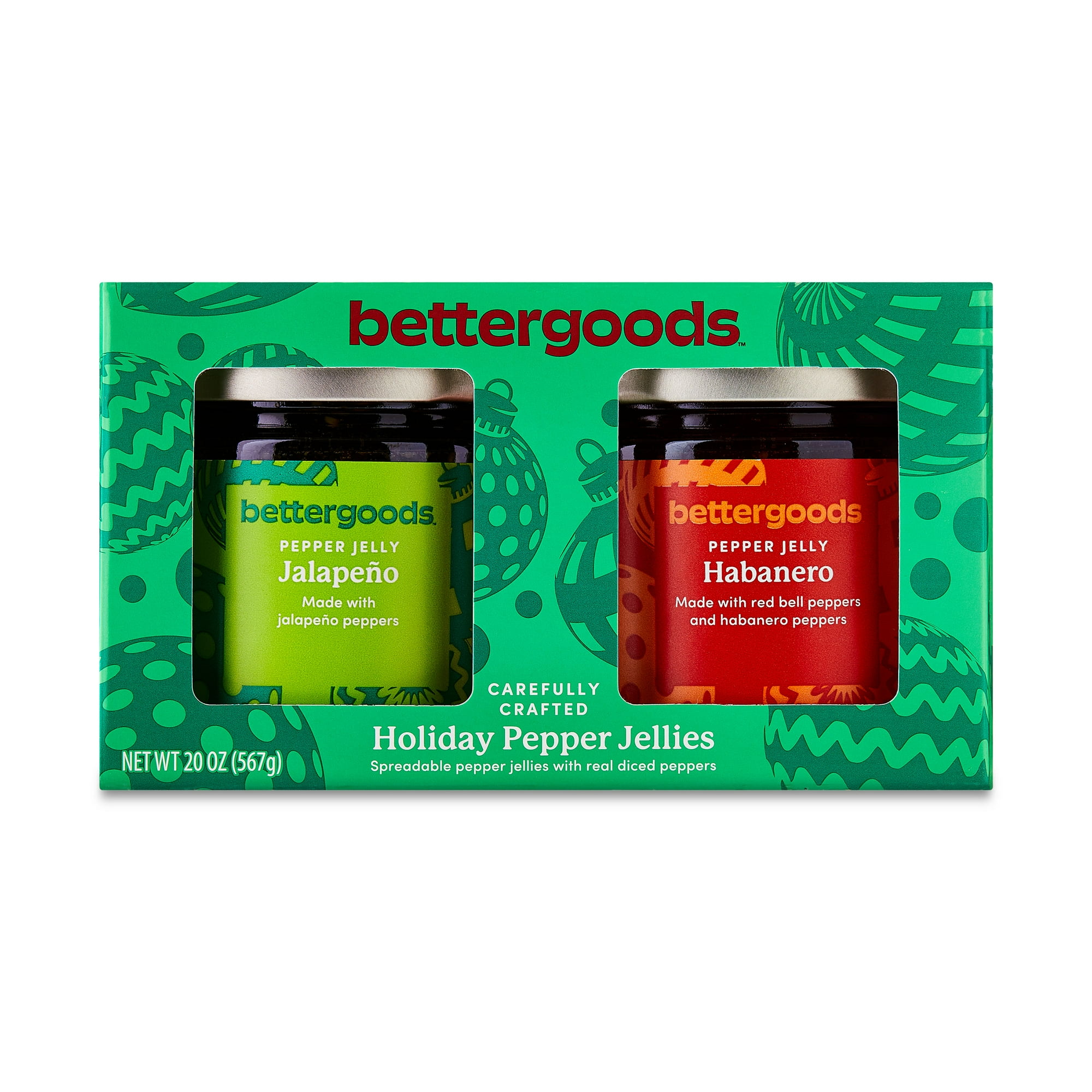 bettergoods Holiday Pepper Jellies Combo Pack, 20 oz