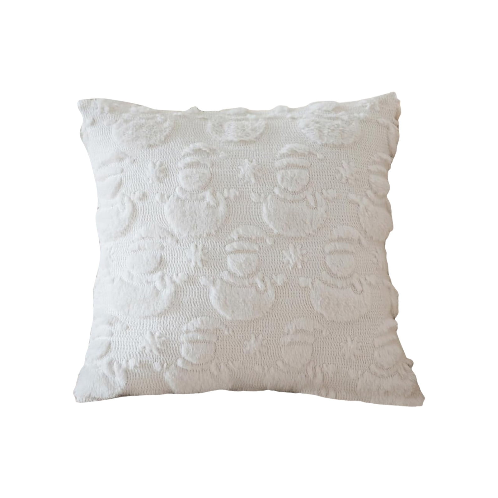 Holiday Pillow Covers White Christmas Tree Pillow Covers, Snowflake