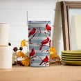 thumbnail image 1 of Holiday Poinsettia Tumbler Stainless-Steel, Winter Cardinals, 20oz, Gift Box, 1 of 1