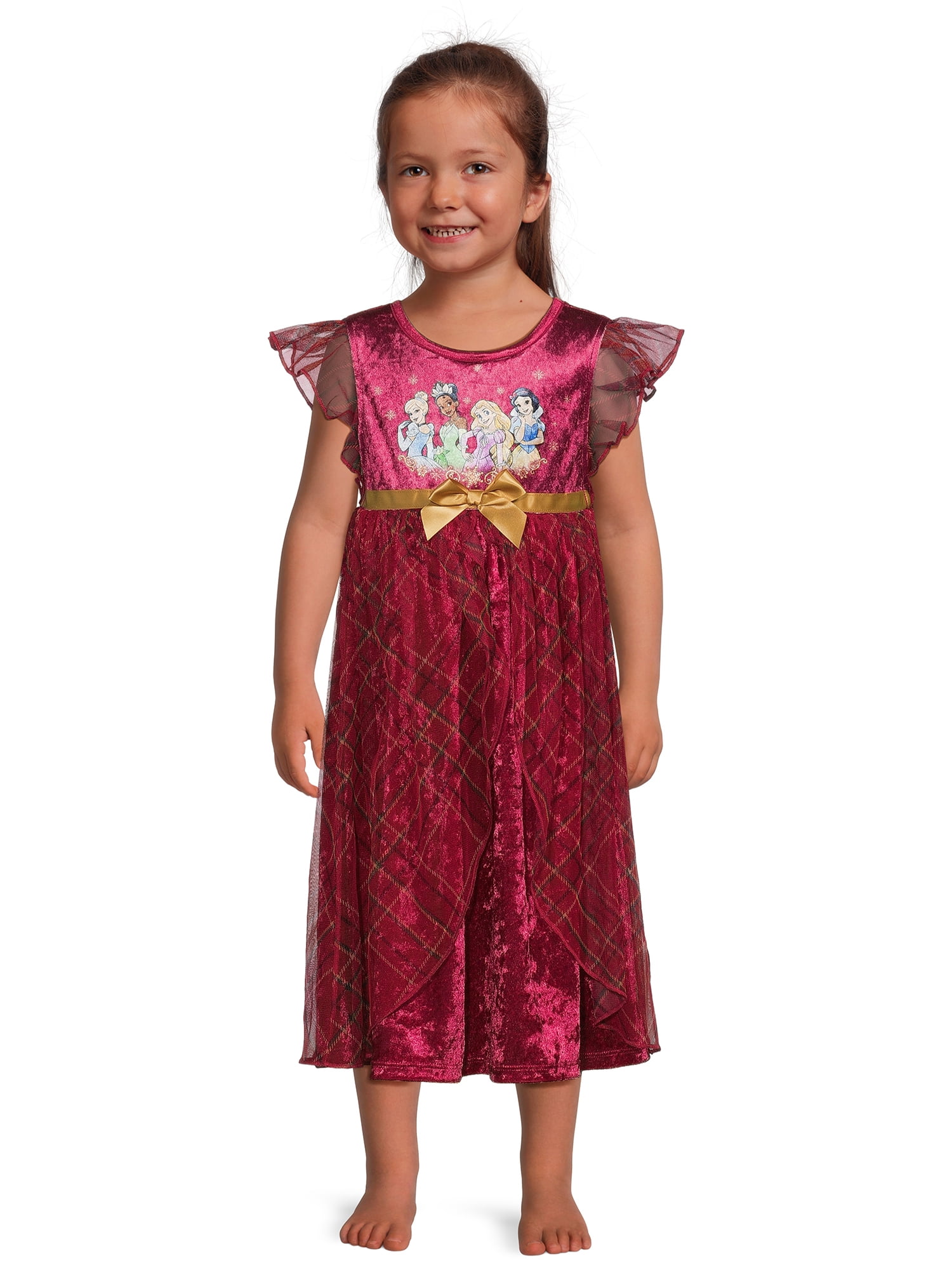 Disney Princess Holiday Fantasy Nightgown for Toddler Girls, Sizes