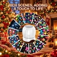 Holiday Projection Night Light with Adjustable Angle, Tabletop Festive ...