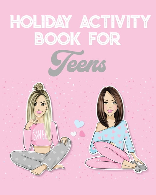 Holiday Puzzle Activity Book for Teens Both Sexes: Book of 8 different paper games (Paperback)