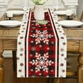 thumbnail image 1 of Holiday Rectangular Tablecloth - Durable Snowflake Pattern for Restaurant/Home (Dustproof & Heat-Resistant), 1 of 6