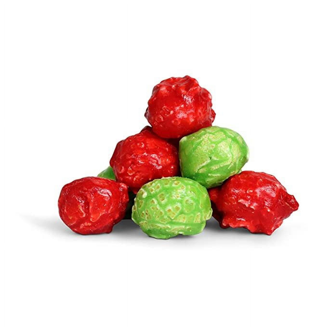 Holiday Red & Green Popcorn by It's Delish, 1 lb Bulk Bag  Bulk Gourmet Air Popped Pop Corn Snack - Fruity Christmas Themed Candy Confetti  Parties, Buffet, Events  Gluten Free, Vegan, Kosher