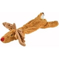 thumbnail image 1 of Holiday Reindeer Dog Toys Skinneez Christmas Play Stuffing Free Big 20" Long, 1 of 1
