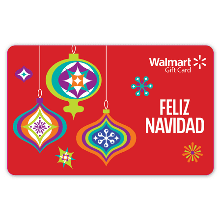 Holiday Retro Ornaments Walmart eGift Card