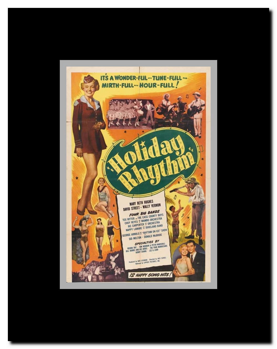 Holiday Rhythm Framed Movie Poster