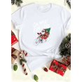 thumbnail image 1 of Holiday Road Biker Ride Festive Motorcycle Fun Design Unisex T-Shirt up to size 5XL, 1 of 2