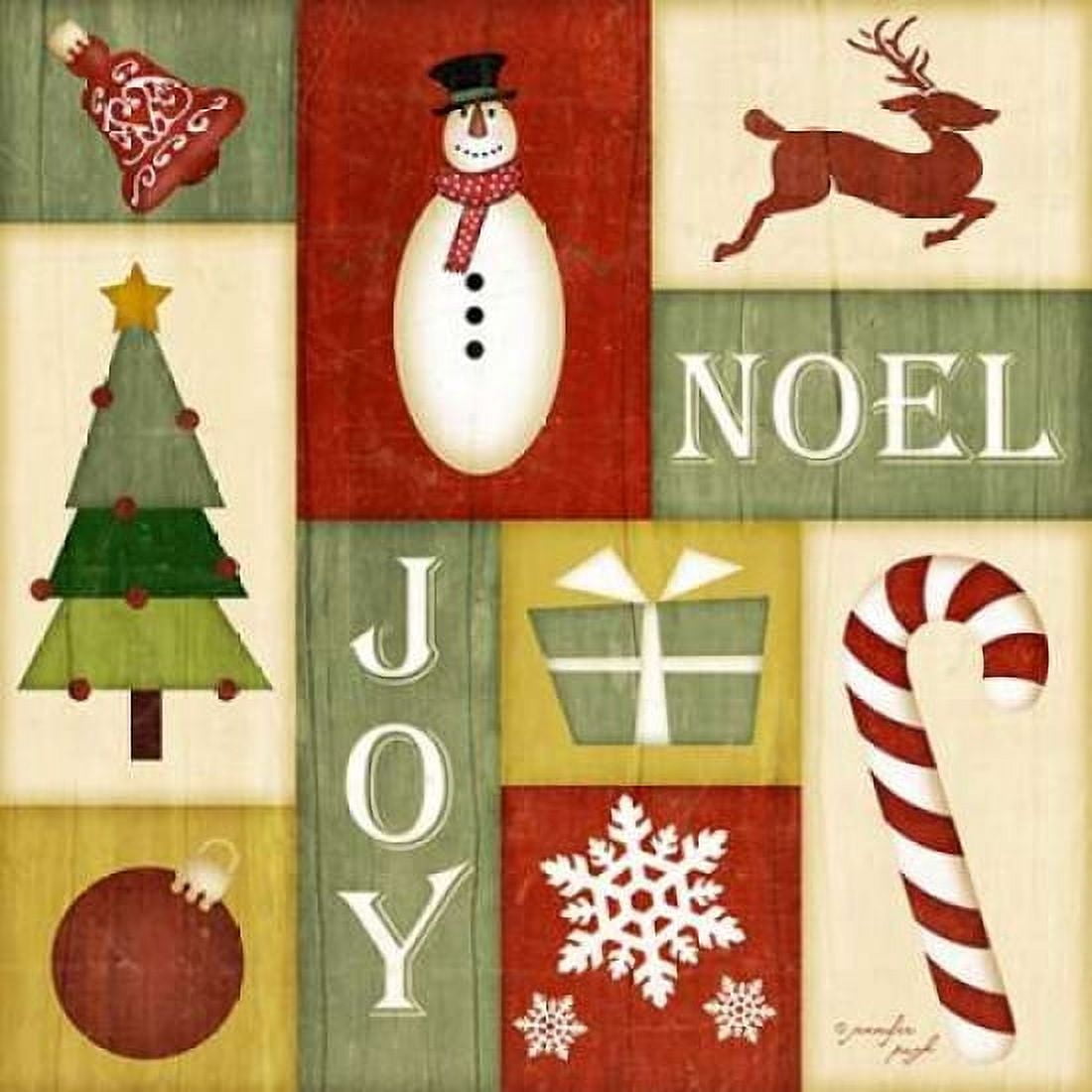 Holiday Sampler I Canvas Art - Jennifer Pugh (24 x 24)