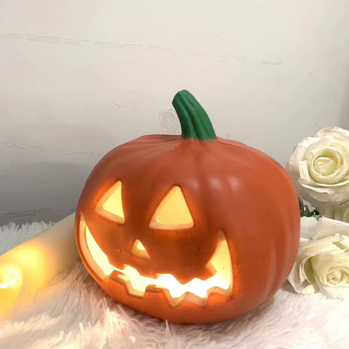 Holiday Savings 2023! Halloween Fall Decoration Clearance Pumpkin Light