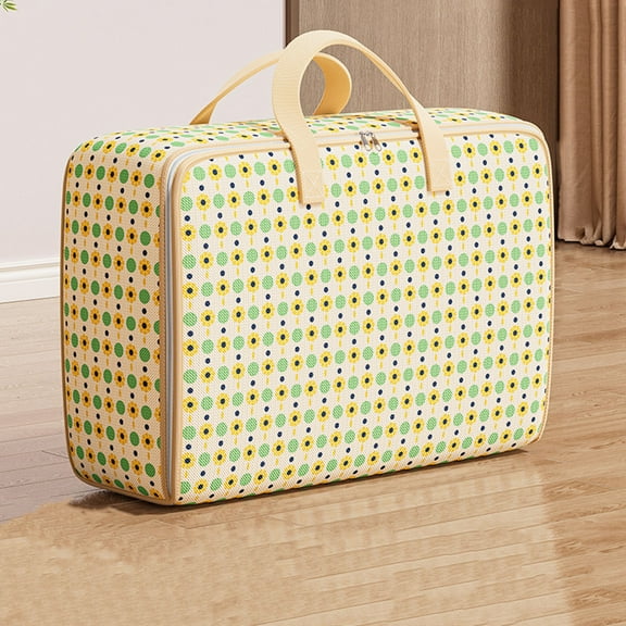 ASXITE Duffel Bags for Traveling,Clothing Storage Bags with Handle and Zipper Travel Moving Bags for Small Clothes Throw Pillows Quilts Fabric