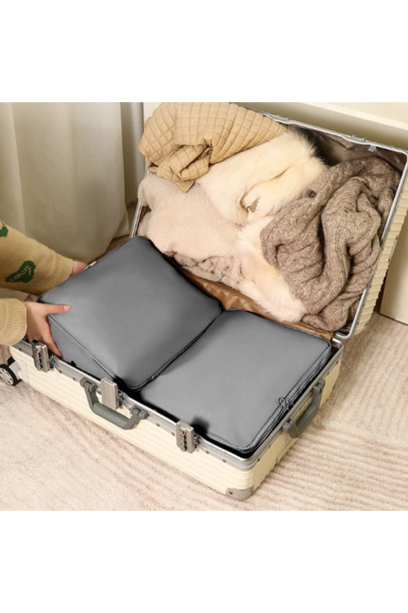Duffel Bags for Traveling,Down Jacket Compression Storage Bag Large Capacity Clothes Organizing Hand Luggage Clothing Underwear Travel Storage Bags